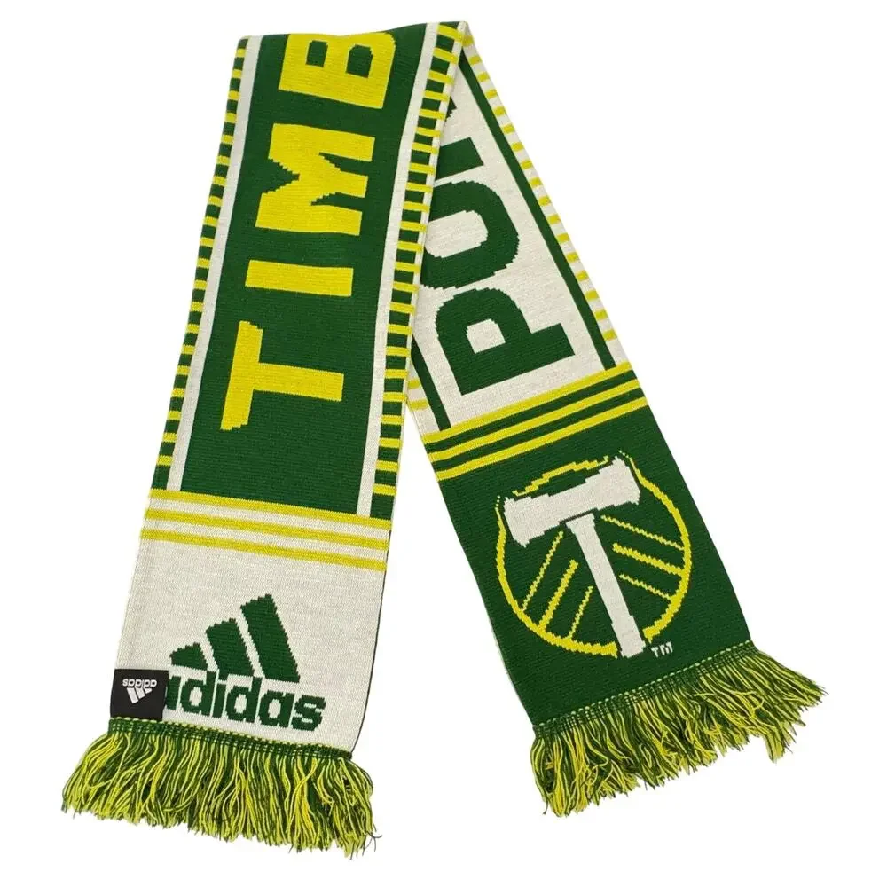 Official Adidas Portland Timbers MLS Soccer Fan Scarf 55” Authentic Team Gear